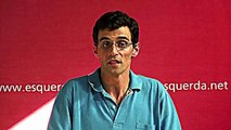 Jorge Costa na apresentação da candidatura do Bloco à Câmara de Loures
