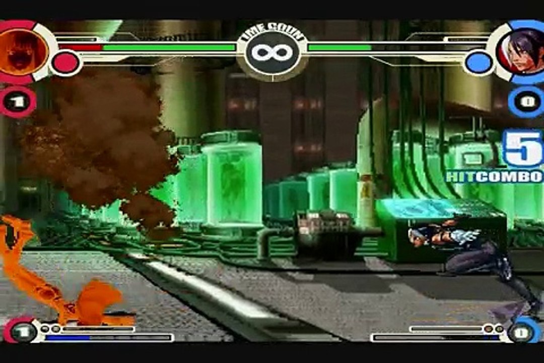 (K.O.F M.U.G.E.N) Kula and Nameless/K9999/Flamme