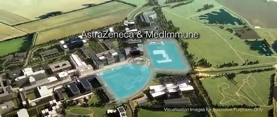 Cambridge Biomedical Campus fly-through animation