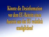 Diskussion EU Verfassung: politische Desinformation