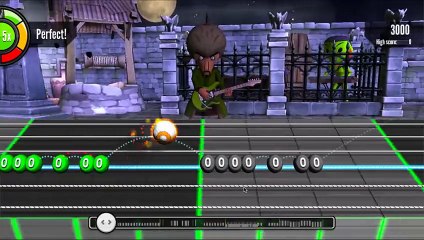 Guitarbots - Online Guitar Game - Mr. Fastfinger Awaki-Waki Rhythm Tutorial