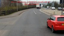 Dumb Driver tries dangerous overtake and completely destroys his caravan - FAIL!