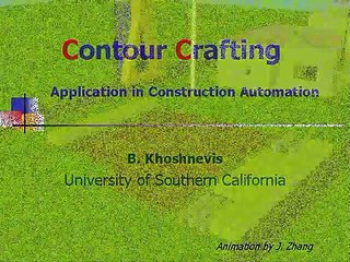 Animation of Contour Crafting in whole house construction (high res)