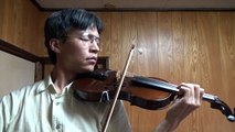 童謡　里の秋　バイオリン　children's song satonoaki autumun in village violin japan