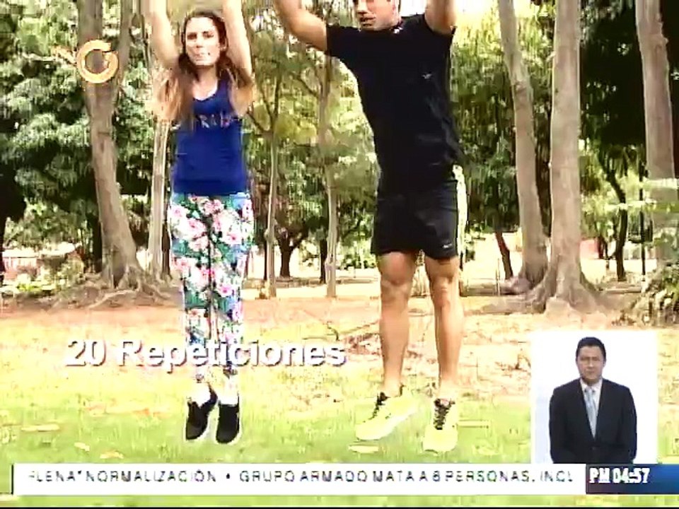 Rutina de ejercicios en pareja trabajan todos los músculos del cuerpo