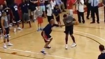 Assistant Coach Monty Williams Locking Down Carmelo Anthony at Team USA Practice