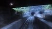 REAR VIEW FOOTAGE - Hudson River Tunnels to Newark Penn Station