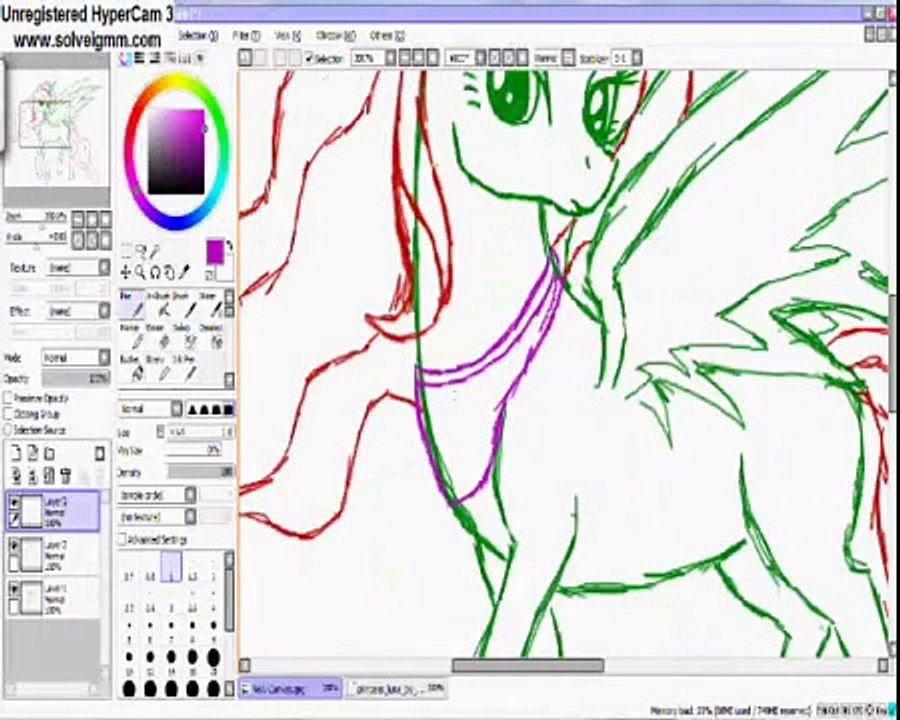 MLP speed drawing - Princess Luna