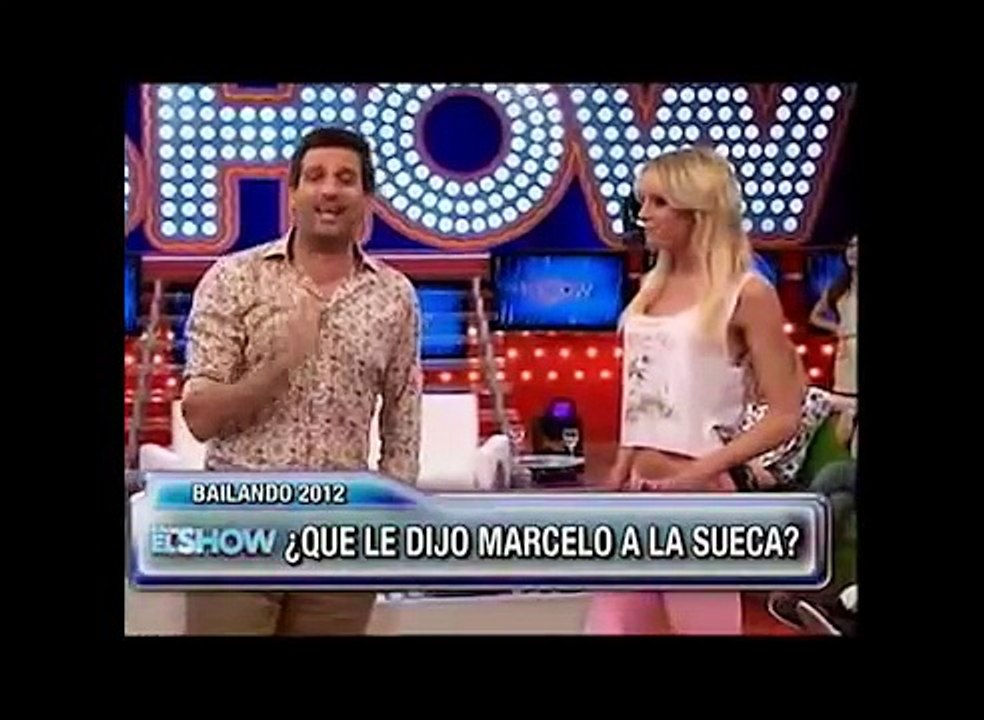 El video de la propuesta indecente de Tinelli a la Sueca