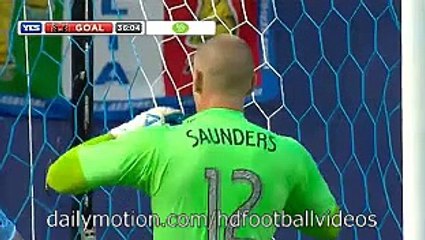 36' Alvaro Saborio 0-1 Goal HD | New York City Fc v. DC  UNited 13.08.2015 HD