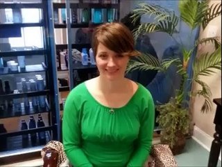 short pixie haircut makeover - undercut / sidecut - extreme haircut short by alisha heide