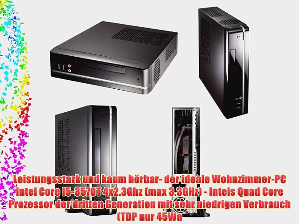 Sedatech - Mini-PC Evolution Desktop-PC (Intel i5-3570T 4x2.3Ghz 4Gb RAM 1000Gb HDD DVD-RW
