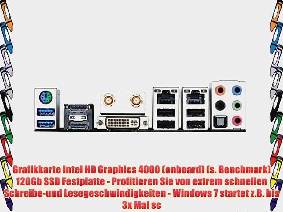 Sedatech - Mini-PC Evolution passiv gek?hlt! Desktop-PC (Intel i7-3770T 4x2.5Ghz 8Gb RAM 120Gb