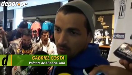 Alianza Lima: Gabriel Costa felicitó a Universitario por tener a Henry Giménez (VIDEO)