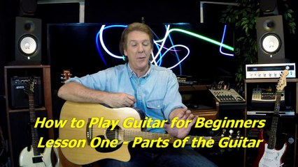 How to Play Guitar for Beginners, Lesson #1 the Parts of a Guitar