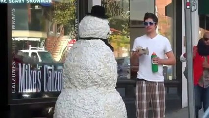 Funny Pranks Terrifying Snowman Episode 1 2012 2013☆FF
