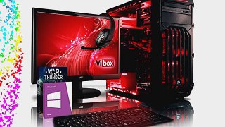 VIBOX Cerberus Paket 7 - 4.4GHz Dual-Core Gaming PC Desktop Computer mit WarThunder Spiel Bundle