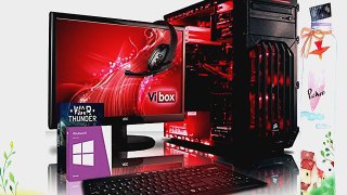 VIBOX Cerberus Paket 8 - 4.4GHz Dual-Core Gaming PC Desktop Computer mit WarThunder Spiel Bundle