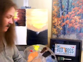 Bob Ross style by Dana Jester as seen on  THE JOY OF PAINTING