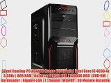 Silent Gaming-PC AGANDO fuego 4575i5 gtx | Intel Core i5 4590 4x 3.3GHz | 8GB RAM | GeForce