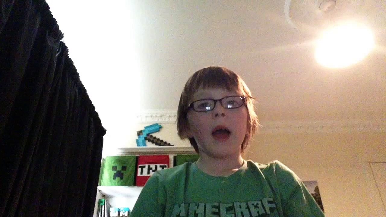 Kid try's to pour milk on his head for his followers | op blue