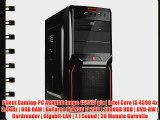 Silent Gaming-PC AGANDO fuego 4575i5 gtx | Intel Core i5 4590 4x 3.3GHz | 8GB RAM | GeForce