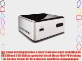 CSL Intel NUC Celeron N2820-4 / Win 7 Pro - 2x 2133 MHz 2 GB RAM 64 GB SSD Intel HD Graphics