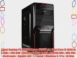 Silent Gaming-PC AGANDO fuego 4575i5 gtx | Intel Core i5 4590 4x 3.3GHz | 8GB RAM | GeForce