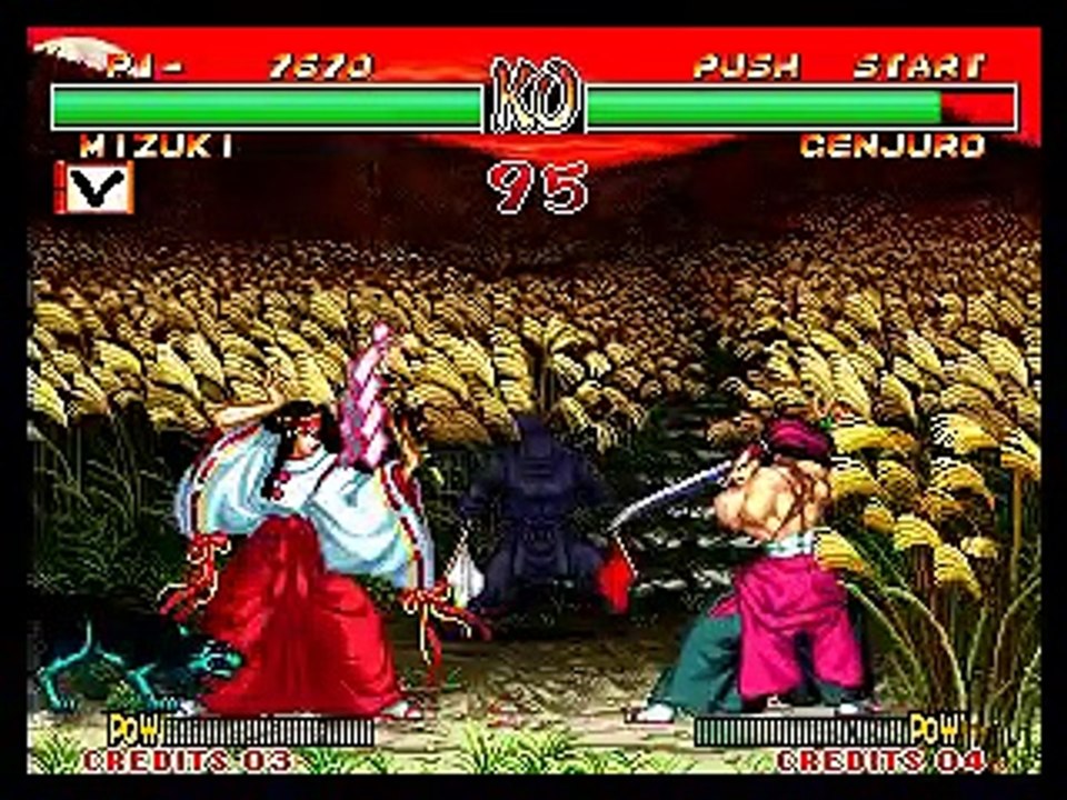 Samurai Shodown II Hack - Mizuki Rashoujin Gameplay 1