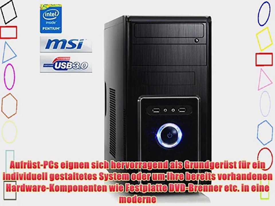 CSL Aufr?st-PC 535 - Intel Pentium 2x 3000MHz 4GB RAM Intel HD Graphics USB 3.0