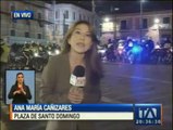 Enfrentamientos en Plaza Santo Domingo