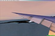 FSX KLM 777-300ER landing at princess juliana international airport (TNCM)