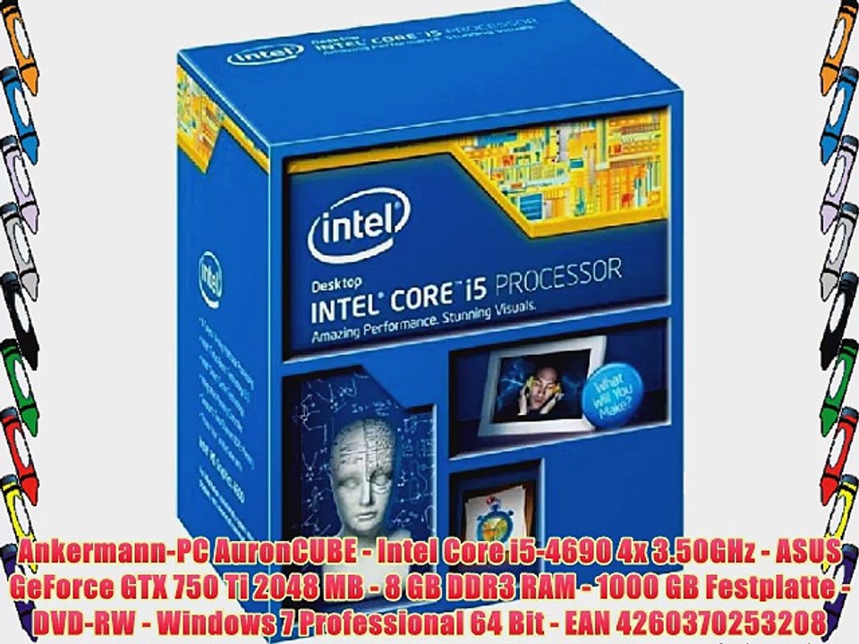 Ankermann-PC AuronCUBE - Intel Core i5-4690 4x 3.50GHz - ASUS GeForce GTX 750 Ti 2048 MB -