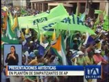 Manifestación progobierno en Guayaquil