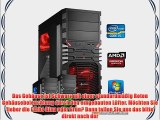 dercomputerladen Gamer PC System Intel i5-4690 4x35 GHz 16GB RAM 1000GB HDD Radeon R9 270X