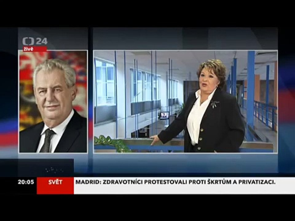 Jiřina Bohdalová volí Miloše Zemana