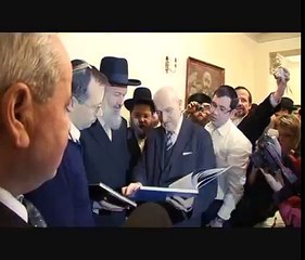 Visit of Chief Rabbi of Israel Yonah Metzger to Lodz, Poland