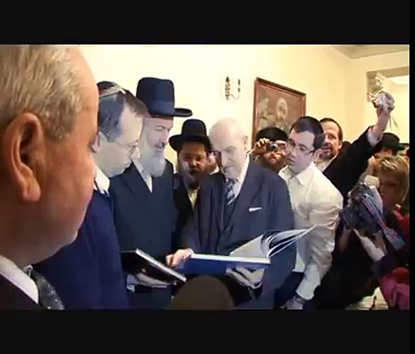 Visit of Chief Rabbi of Israel Yonah Metzger to Lodz, Poland