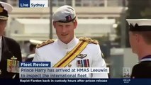 WATCH : Prince Harry Attends International Navy Fleet Review in Sydney, Australia