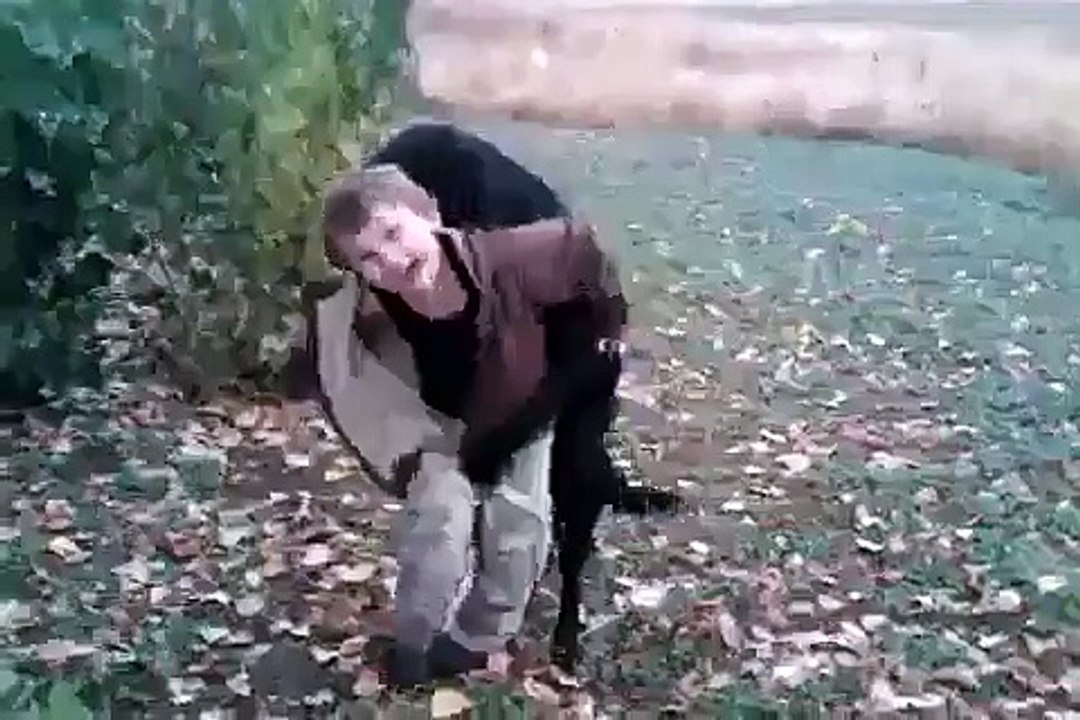 DOG HUMPS POOR KID