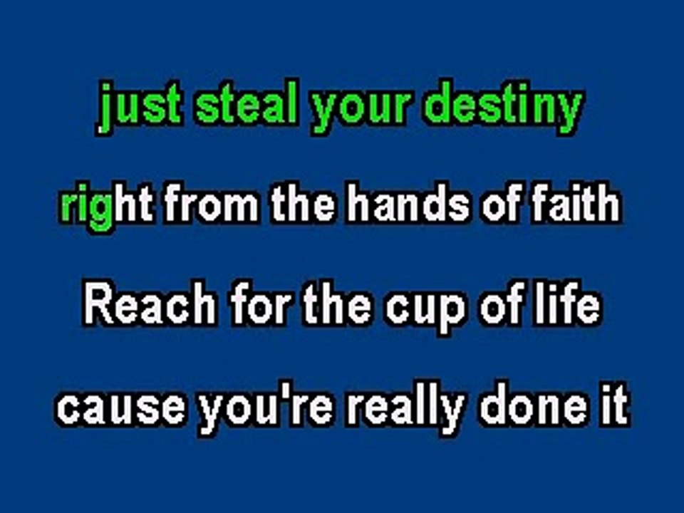Ricky Martin - Cup of Life (bilingual karaoke)