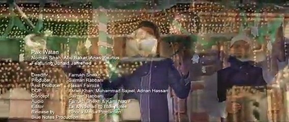 Descargar video: Noman Shah, Abu Bakar, Anas Younus featuring Junaid Jamshed - Pak Watan (Patriotic Song)