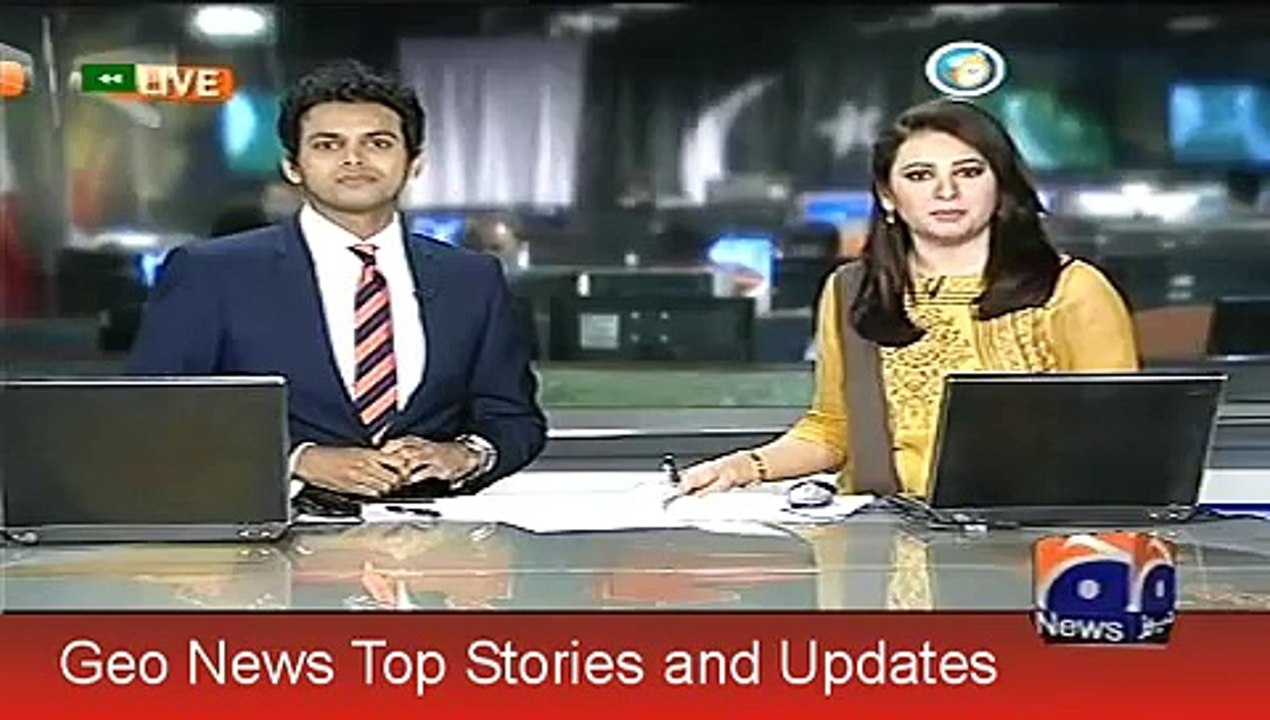 Geo News Headlines 14 August 2015_ Reham Khan Talk Against PTI's Justice Wajih U