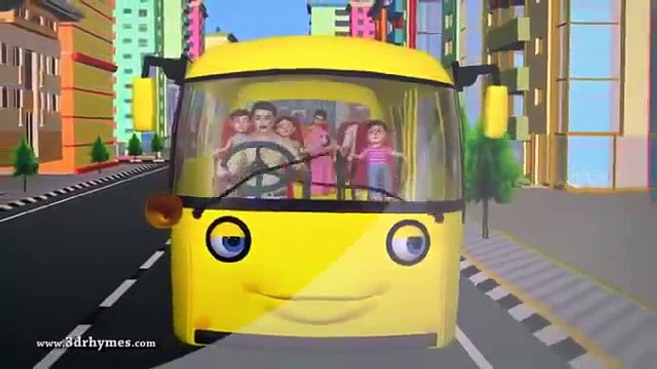 Wheels On The Bus Go Round and Round song Nursery Rhymes Kid Songs 2015 HD #1