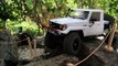 rc scale 4x4 Toyota truck - backyard trial challenge - Mickey Thompson Baja MTZ tires