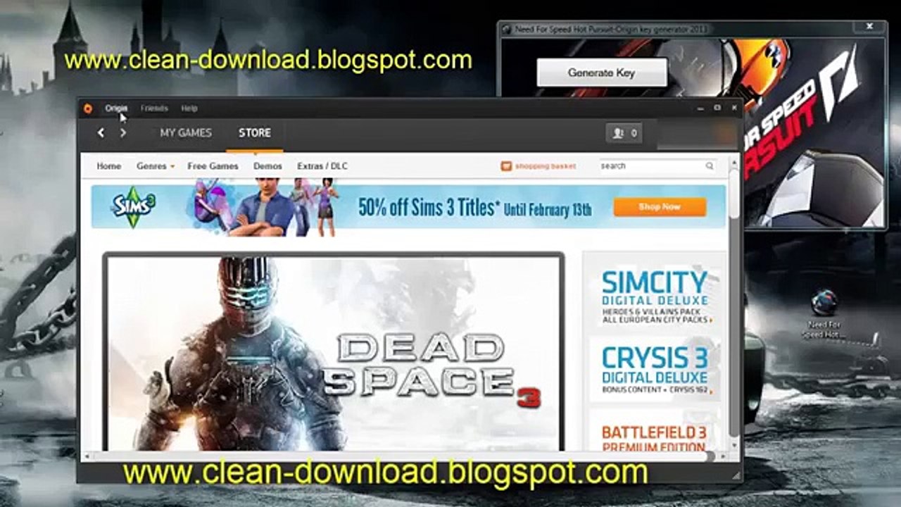 Need For Speed Hot Pursuit 2010 Origin Key Generator 2013 Free Keys)