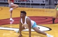 Extravagant Male Dancer Killing It At Miami Heat Cheerleader Try Outs