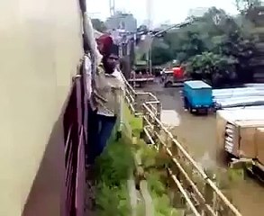 Indian railway stunts (hyderabadi)
