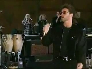 Somebody to love Queen & George Michael rehearsal