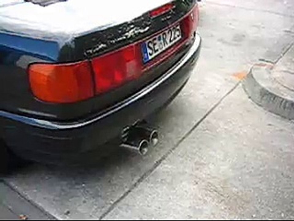 Audi Typ 89 Cabriolet 2.3 Exhaust